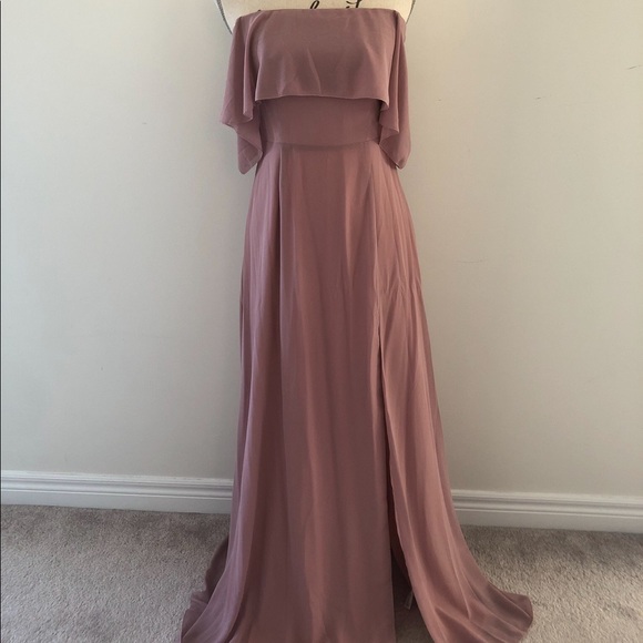 Tobi Mauve Ruffle Top Maxi Dress - Picture 6 of 12